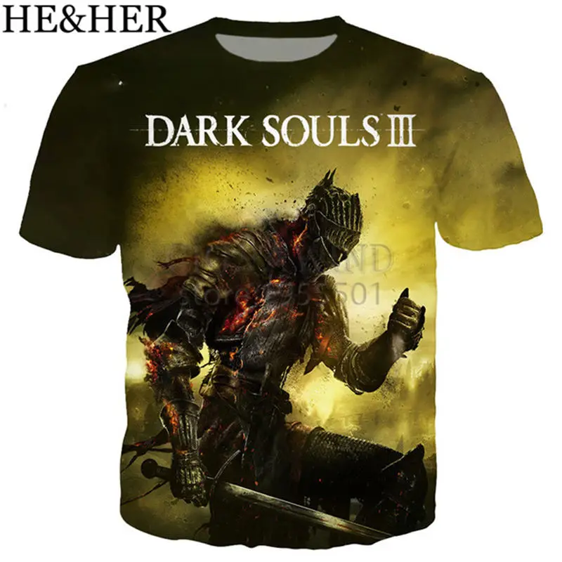 Latest arrival game dark soul t shirt men/women 3D printed t-shirts Short sleeve Harajuku style tshirt streetwear unisex tops
Latest arrival game dark soul t shirt men/women 3D printed t-shirts Short sleeve Harajuku style tshirt streetwear unisex tops