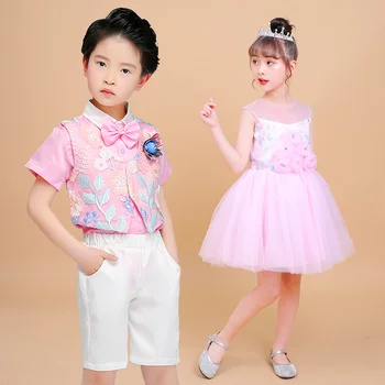 Fashion Dance Costume Kids Stage Performance Clothing Boys Jazz Rave Outfit Girl Tutu Dress Children Team Dancing Clothes DC2157
Fashion Dance Costume Kids Stage Performance Clothing Boys Jazz Rave Outfit Girl Tutu Dress Children Team Dancing Clothes DC2157