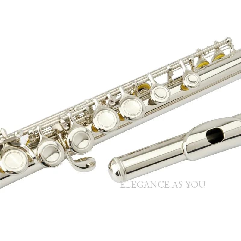 Examination level high grade 16 hole E key C flute professional performance learning C flute 16 holes closed free flute bags
Examination level high grade 16 hole E key C flute professional performance learning C flute 16 holes closed free flute bags