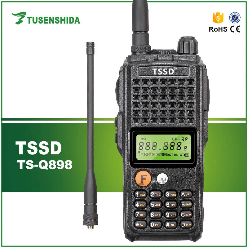 TSSD 10W Walkie Talkie Super Power & Distance UHF 400-470MHz Two Way Radio with High Capacity Battery Pack
TSSD 10W Walkie Talkie Super Power & Distance UHF 400-470MHz Two Way Radio with High Capacity Battery Pack