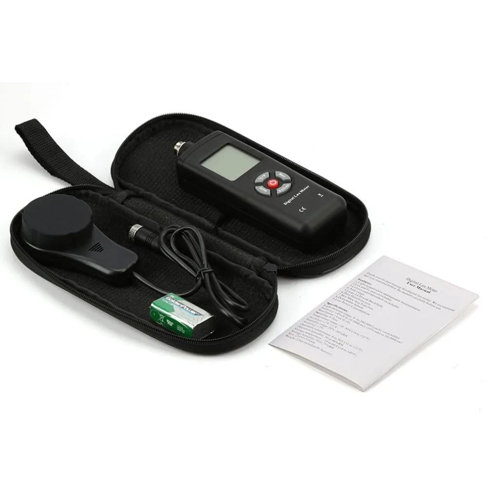 TL-601 Multifunction Digital Lux Meter 0.1-200000lux High Accuracy Luxmeter Hygrometer Thermometer
TL-601 Multifunction Digital Lux Meter 0.1-200000lux High Accuracy Luxmeter Hygrometer Thermometer