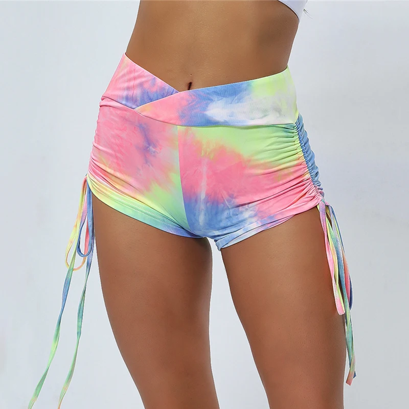 Bright Colorful Lace Up High Waist Hot Bike Shorts Summer Sexy Women Gym Running Sports Cute Booty Shorts New Fashion 2019
Bright Colorful Lace Up High Waist Hot Bike Shorts Summer Sexy Women Gym Running Sports Cute Booty Shorts New Fashion 2019