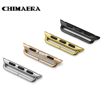CHIMAERA A pair of Adapters For Apple Watch band 5 4 3 2 iwatch band 42mm 38mm Strap made of steel Bracelet Accessories Plug
CHIMAERA A pair of Adapters For Apple Watch band 5 4 3 2 iwatch band 42mm 38mm Strap made of steel Bracelet Accessories Plug