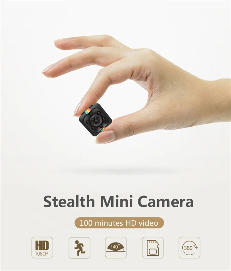 FHD 1080P Mini Secret Camera SQ11 Micro Cam IR Night Vision Motion Detect DVR Digital Video Audio Recorder Sport Car Camcorder
FHD 1080P Mini Secret Camera SQ11 Micro Cam IR Night Vision Motion Detect DVR Digital Video Audio Recorder Sport Car Camcorder