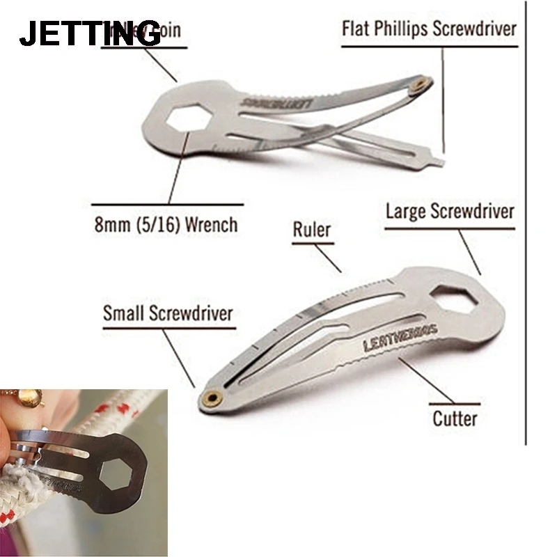 1PCS Multifunction Stainless Steel Hairpin Hair Clip Ruler Cutter Screwdriver Mini 8 In 1 Pocket Utility Survive Tool
1PCS Multifunction Stainless Steel Hairpin Hair Clip Ruler Cutter Screwdriver Mini 8 In 1 Pocket Utility Survive Tool