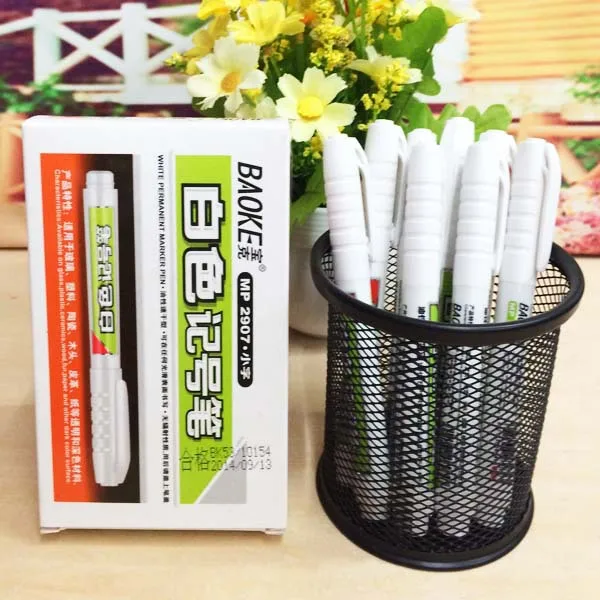 Single headed white color magic marker pen Mark Oily Optical Disc Glass Ceramic plastic marker logstics marker pen free shipping
Single headed white color magic marker pen Mark Oily Optical Disc Glass Ceramic plastic marker logstics marker pen free shipping