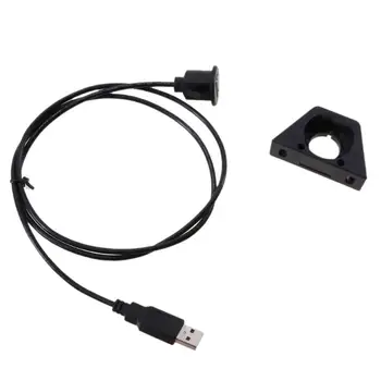 Car Truck Boat Dashboard Flush Mount USB2.0 Male To Female Extension Cable 
Car Truck Boat Dashboard Flush Mount USB2.0 Male To Female Extension Cable