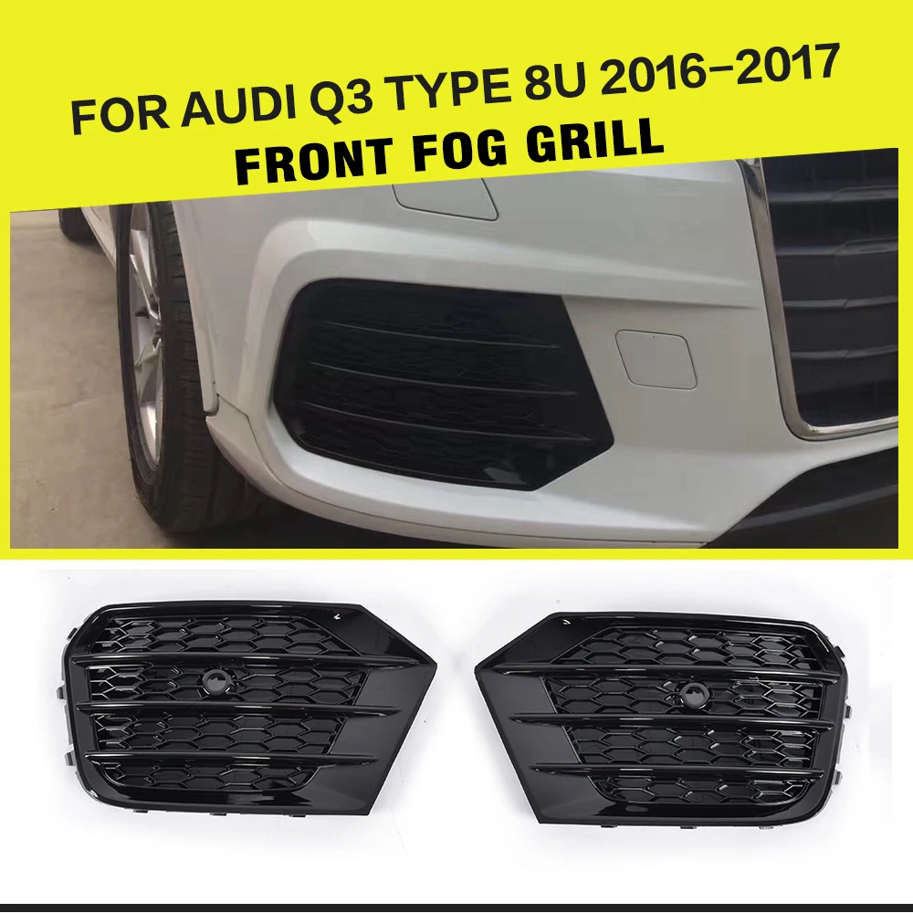 Car-Styling ABS Black Car Mesh Fog Light Grille Covers for Audi Q3 8U Standard Bumper Only 2016 2017
Car-Styling ABS Black Car Mesh Fog Light Grille Covers for Audi Q3 8U Standard Bumper Only 2016 2017