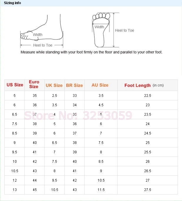  women shoes size