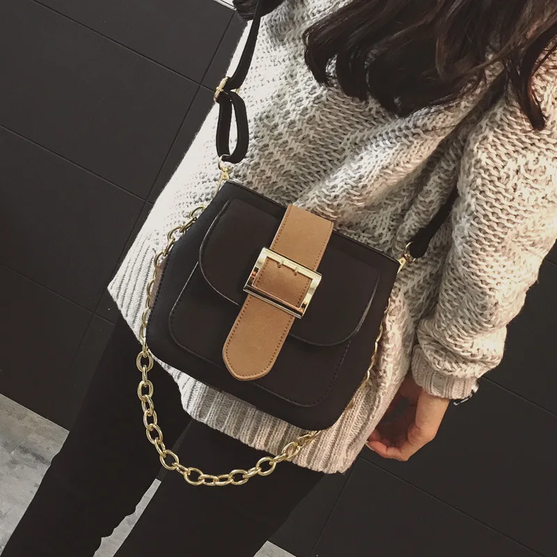 Women Bags Autumn And Winter Matte Leather Small Square Package Korean Fashion Chain Handbag Wild Shoulder Bag Leisure Handbags
Women Bags Autumn And Winter Matte Leather Small Square Package Korean Fashion Chain Handbag Wild Shoulder Bag Leisure Handbags