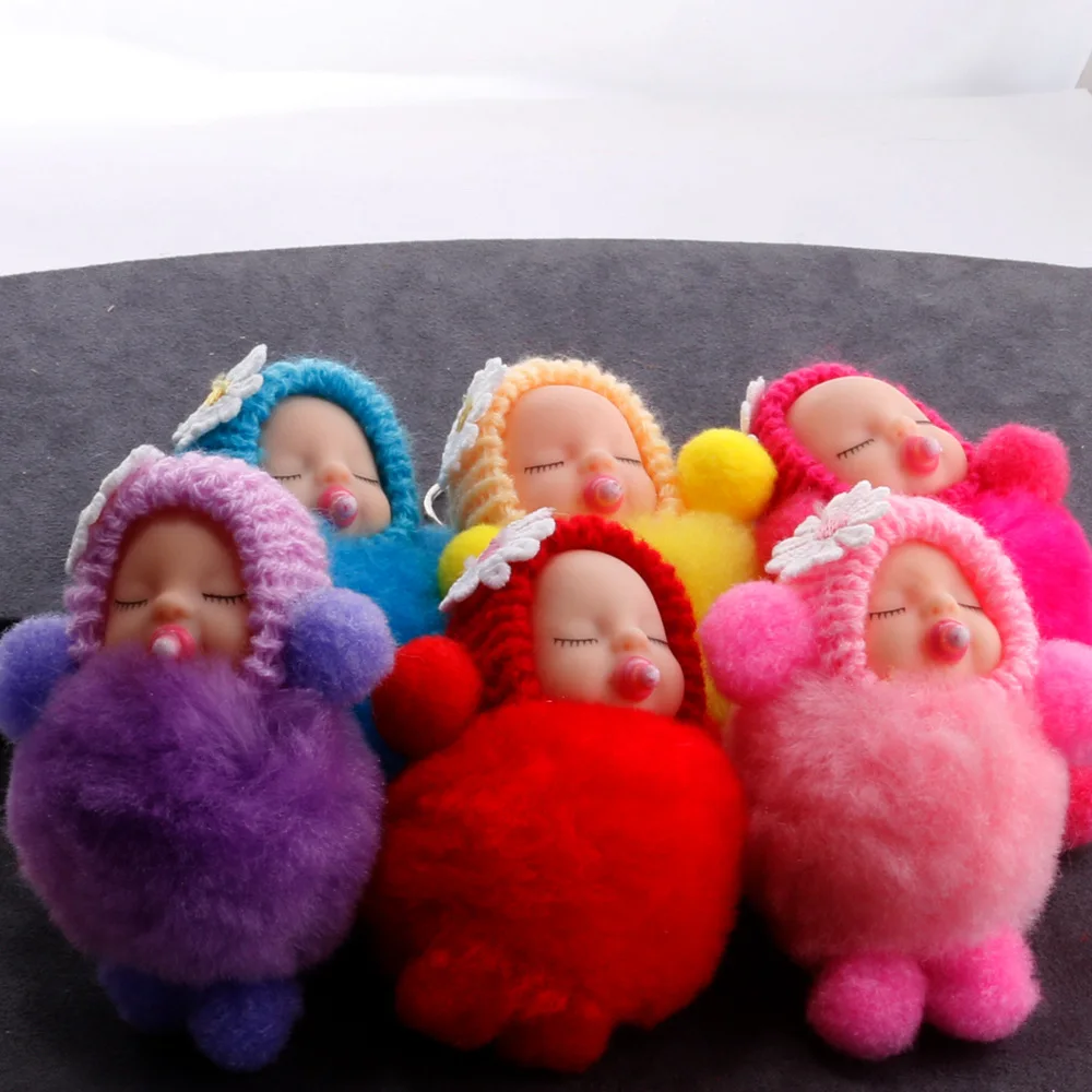Baby Doll Toy DropshipCute Sleeping Baby Doll Key Chains For Women Bag Toy Key Ring Fluffy Pom pom Faux Fur Plush Keychains
Baby Doll Toy DropshipCute Sleeping Baby Doll Key Chains For Women Bag Toy Key Ring Fluffy Pom pom Faux Fur Plush Keychains