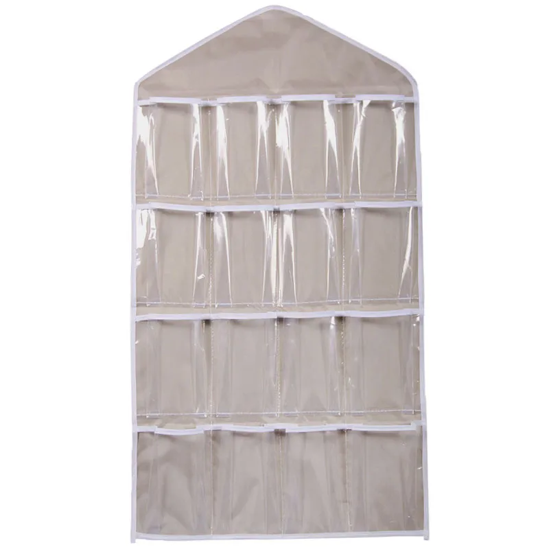 16Pockets Clear Hanging Bag Socks Bra Underwear Rack Hanger Storage Organizer Transparent travel makeup wash storage bag closet
16Pockets Clear Hanging Bag Socks Bra Underwear Rack Hanger Storage Organizer Transparent travel makeup wash storage bag closet