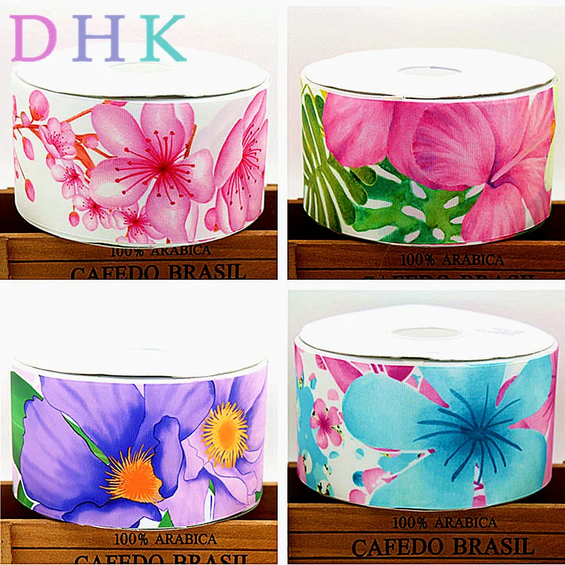 DHK 3'' Flowers Printed Grosgrain Ribbon Accessory Material Headwear DIY Decoration 75mm S777
DHK 3'' Flowers Printed Grosgrain Ribbon Accessory Material Headwear DIY Decoration 75mm S777