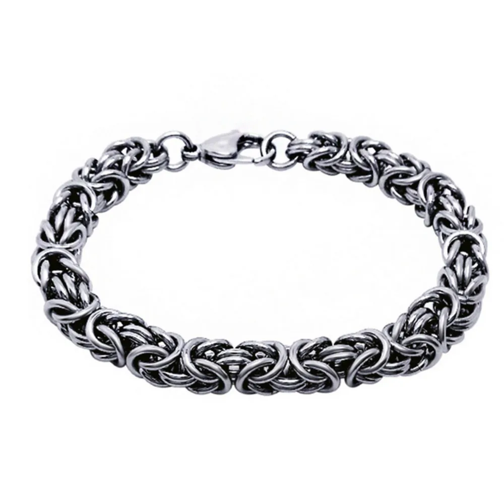 Vintage Wave Do Old Process Men Women Retro Style Jewelry Men's and Women's Titanium Stainless Steel Byzantine Chain Bracelet
Vintage Wave Do Old Process Men Women Retro Style Jewelry Men's and Women's Titanium Stainless Steel Byzantine Chain Bracelet