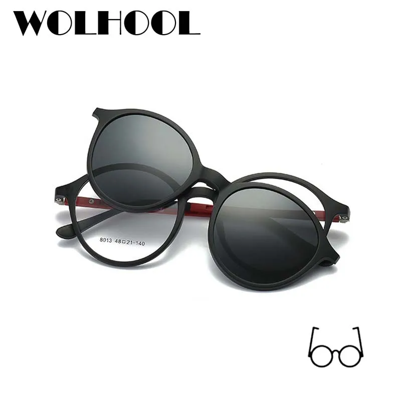 Fashion Clip-on Round Eye Glasses Frames for Women Tr90 Ultralight Sunglasses Fake Glasses Eyewear Optical Glasses Frame Men
Fashion Clip-on Round Eye Glasses Frames for Women Tr90 Ultralight Sunglasses Fake Glasses Eyewear Optical Glasses Frame Men