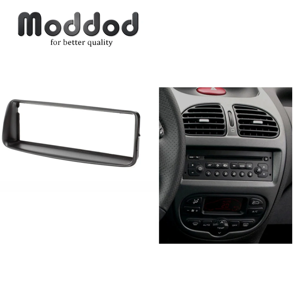One Din Audio Fascia for PEUGEOT 206 Stereo Radio GPS DVD Stereo CD Panel Dash Mount Installation Trim Kit Dashboard Frame Bezel
One Din Audio Fascia for PEUGEOT 206 Stereo Radio GPS DVD Stereo CD Panel Dash Mount Installation Trim Kit Dashboard Frame Bezel