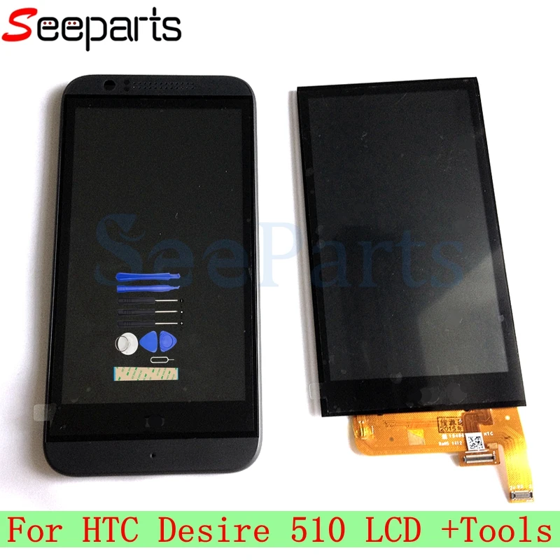 

For HTC Desire 510 LCD Display Touch Screen Digitizer Assembly 4.7" Mobile Phone Replacement Repair Parts For HTC Desire 510 LCD