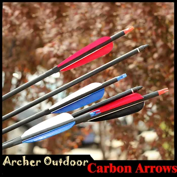 12pcs Mixed Carbon Arrow Spine 500 ID 6.2mm with 4inch Turkey Feathers f 20-50lb bow and arrows Archery Hunting Shooting Outdoor
12pcs Mixed Carbon Arrow Spine 500 ID 6.2mm with 4inch Turkey Feathers f 20-50lb bow and arrows Archery Hunting Shooting Outdoor