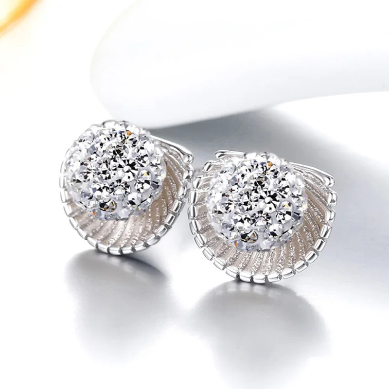 XIYANIKE 925 Sterling Silver AAA CZ Zircon Sea Shells Silver Earrings For Women Earrings Sterling-silver-jewelry Brincos VES6383
XIYANIKE 925 Sterling Silver AAA CZ Zircon Sea Shells Silver Earrings For Women Earrings Sterling-silver-jewelry Brincos VES6383
