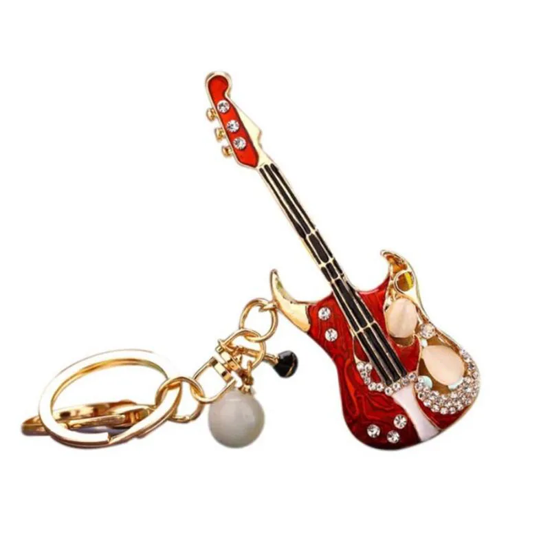 Car Keychain Mini Diamond Guitar Key Chain Car hanging Key Ring Jewelry Hangingbag Accessories Key Rings Pendant 
Car Keychain Mini Diamond Guitar Key Chain Car hanging Key Ring Jewelry Hangingbag Accessories Key Rings Pendant