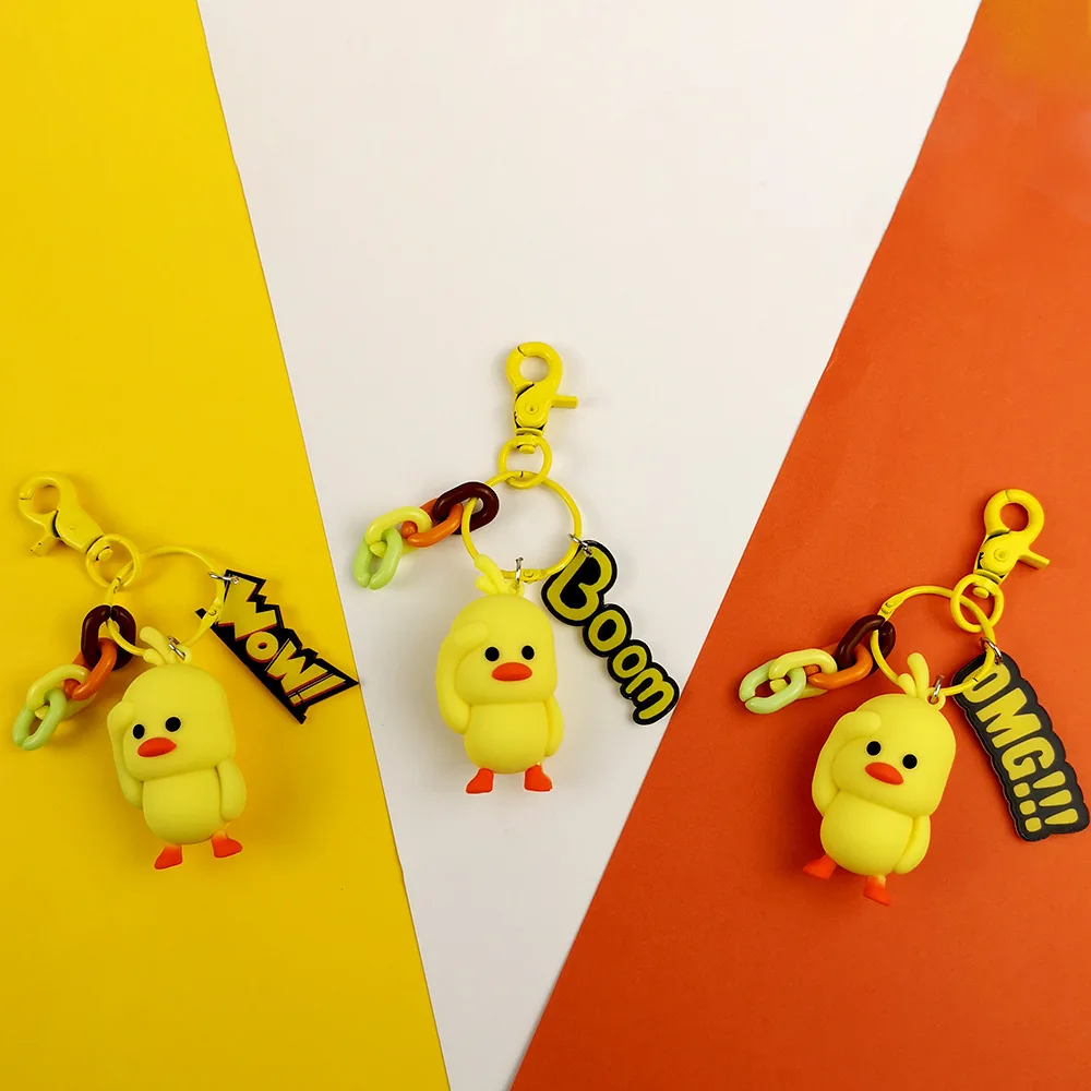 The New 2019 Mixed Cute yellow duck Keychain Lovely Cartoon Animal Bag Hanging Pendant Decoration for Men Women Keyring
The New 2019 Mixed Cute yellow duck Keychain Lovely Cartoon Animal Bag Hanging Pendant Decoration for Men Women Keyring