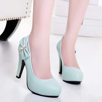 Big Size 11 12 13 platform heels women shoes woman pumps ladies Round head waterproof platform shallow bowknot thick heel foot
Big Size 11 12 13 platform heels women shoes woman pumps ladies Round head waterproof platform shallow bowknot thick heel foot
