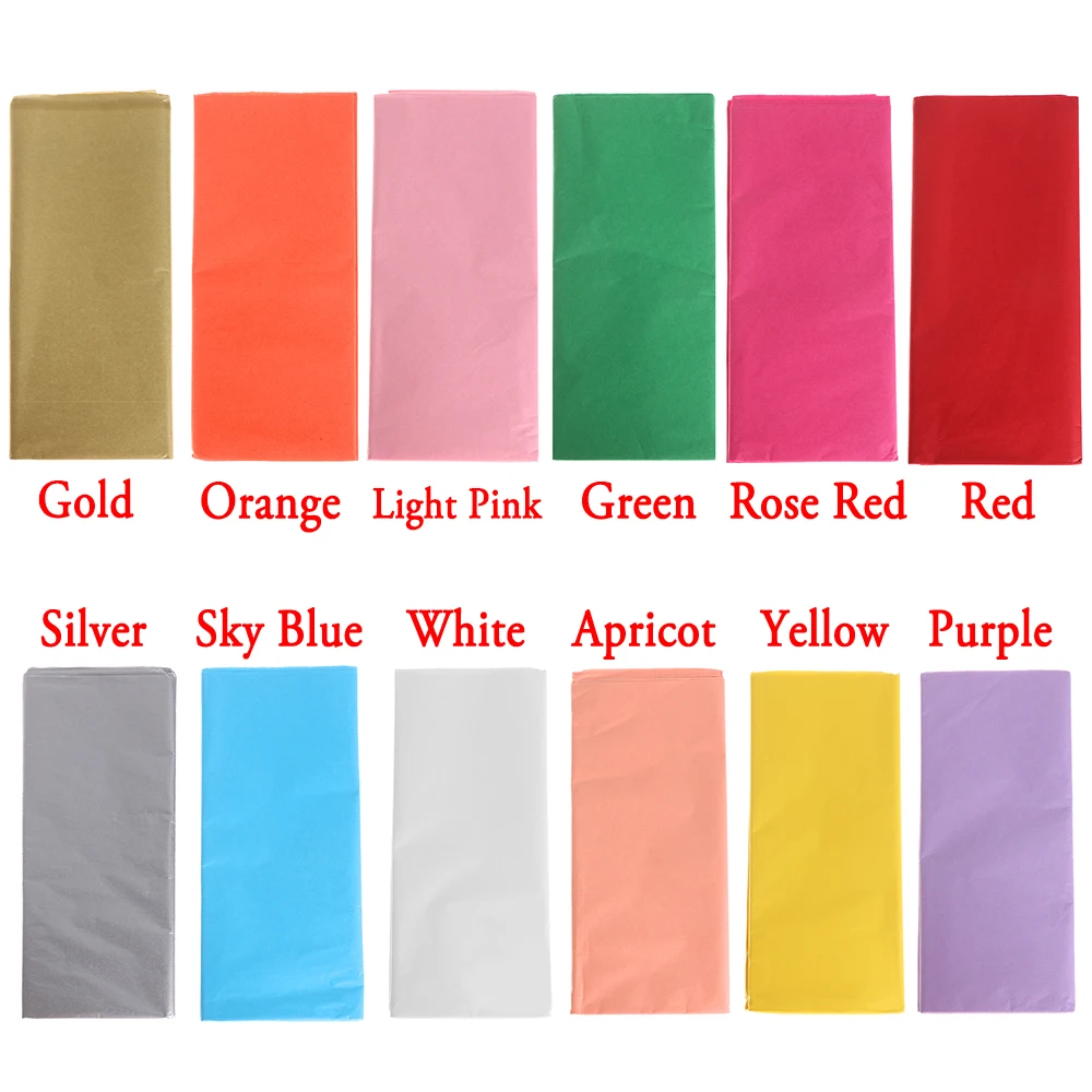 10pcs/bag 50x66cm Tissue Paper Flower Wrapping Paper Gift Packaging Craft Paper Roll Wine Shirt Shoes Clothing Wrapping Packing
10pcs/bag 50x66cm Tissue Paper Flower Wrapping Paper Gift Packaging Craft Paper Roll Wine Shirt Shoes Clothing Wrapping Packing