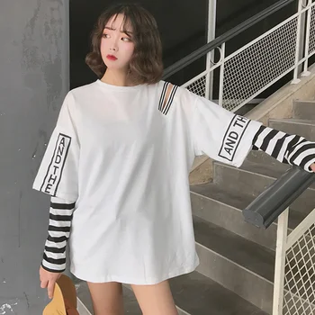Striped Patchwork Women's Sweatshirt Hoodies Long Sleeve Hip Pop Cold Shoulder Women Hoody 2020 Autumn Punk Woman Pullovers
Striped Patchwork Women's Sweatshirt Hoodies Long Sleeve Hip Pop Cold Shoulder Women Hoody 2020 Autumn Punk Woman Pullovers