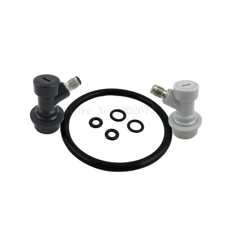 Ball Lock Disconnects Barb Thread Type and Silicone Seal Gasket O-Ring Set for Homebrew Cornelius Keg Beer Brewing
Ball Lock Disconnects Barb Thread Type and Silicone Seal Gasket O-Ring Set for Homebrew Cornelius Keg Beer Brewing