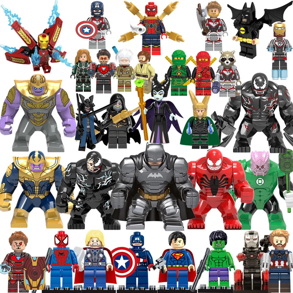 Unique Sale Legoing blocks Super heroes Marvel Avengers Iron Man Ninja princess Building Blocks Toys For Children Figures Gifts
Unique Sale Legoing blocks Super heroes Marvel Avengers Iron Man Ninja princess Building Blocks Toys For Children Figures Gifts
