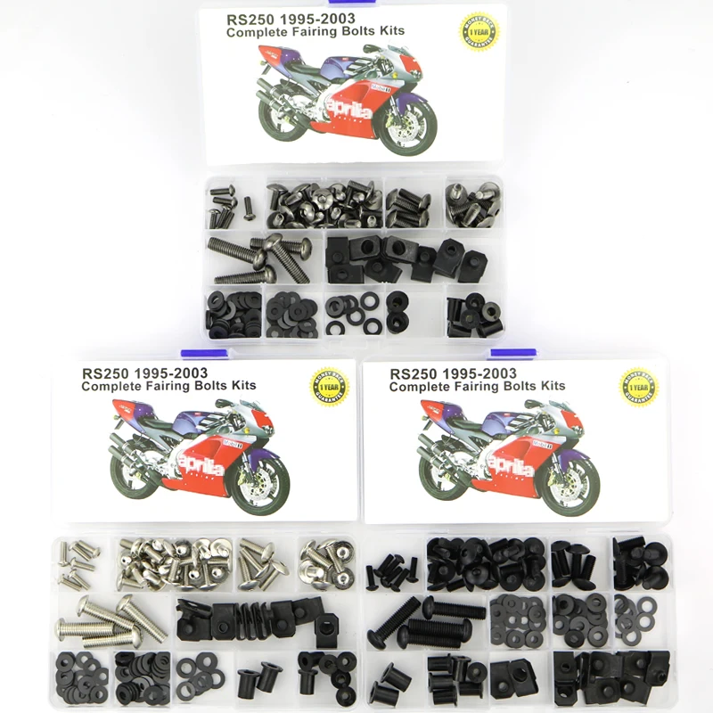 For Aprilia RS250 1995-2003 Motorcycle Full Fairing Bolts Kit Complete Fairing Clips OEM Style Screws Side Covering Bolts Steel
For Aprilia RS250 1995-2003 Motorcycle Full Fairing Bolts Kit Complete Fairing Clips OEM Style Screws Side Covering Bolts Steel