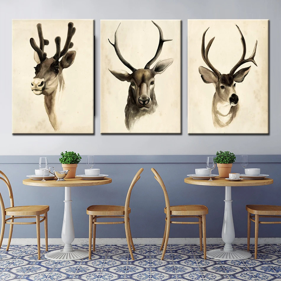 Modern Animal Painting Cute Deers Canvas Painting Hand-Draw Print Poster Wall Picture On Canvas for Home Decoration Frameless
Modern Animal Painting Cute Deers Canvas Painting Hand-Draw Print Poster Wall Picture On Canvas for Home Decoration Frameless
