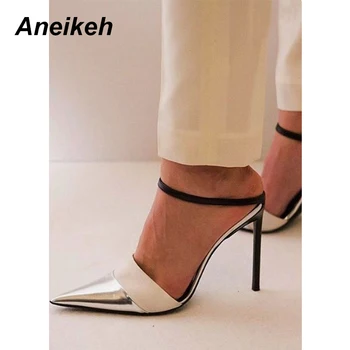 Aneikeh Women Bling Bling PU Buckle Strap Pumps Design Sexy Dress Super High Heel Cut out Shoes Ladies Party Dress Shoes
Aneikeh Women Bling Bling PU Buckle Strap Pumps Design Sexy Dress Super High Heel Cut out Shoes Ladies Party Dress Shoes