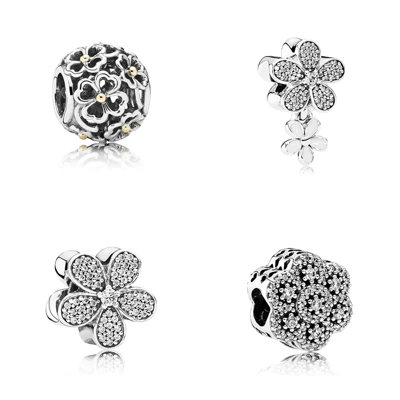 925 Sterling Silver Beads Charms Silver Color Flower Snowflake Bead for Diy Women Charms Bracelets & Bangles
925 Sterling Silver Beads Charms Silver Color Flower Snowflake Bead for Diy Women Charms Bracelets & Bangles