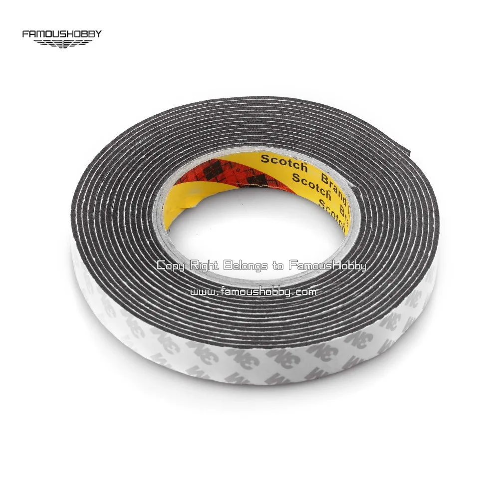 Famoushobby ET013 3M Double-Sided Adhesive Waterproof Shockproof 5m Length uav accessory High Temperature Duct Tape for drone
Famoushobby ET013 3M Double-Sided Adhesive Waterproof Shockproof 5m Length uav accessory High Temperature Duct Tape for drone