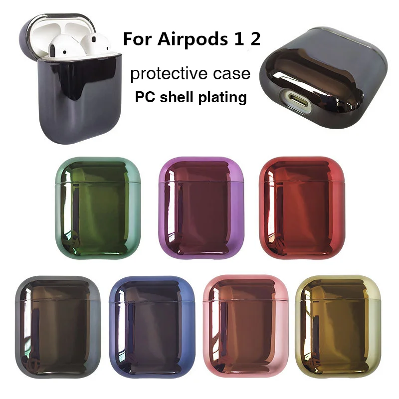 Simple Style Plating Hard Shell Earphone Case For Apple Airpods Smooth Shockproof Protective Shell Cover For TWS Earbuds i7 i10
Simple Style Plating Hard Shell Earphone Case For Apple Airpods Smooth Shockproof Protective Shell Cover For TWS Earbuds i7 i10