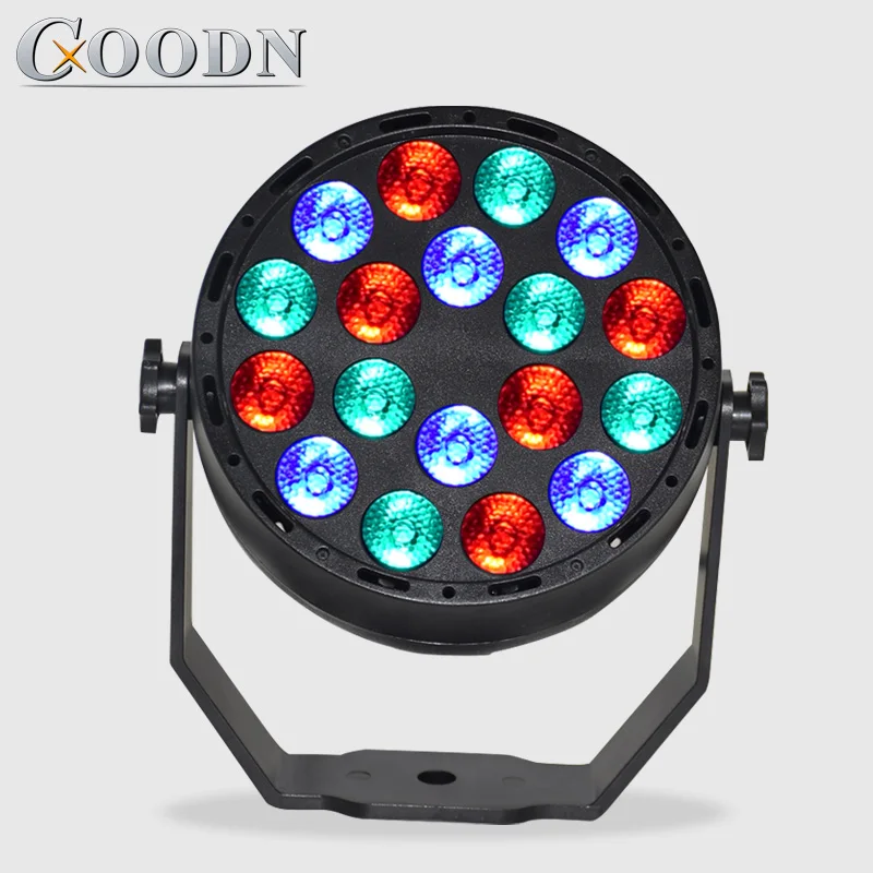 DJ RGB LED Par Light 18x3W LED Decorative Stage Bar Party Disco Light with wash Lighting Effects for Home Wedding Concert
DJ RGB LED Par Light 18x3W LED Decorative Stage Bar Party Disco Light with wash Lighting Effects for Home Wedding Concert