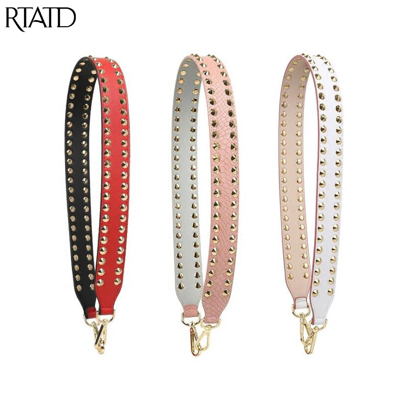 RTATD New Punk Style Women Handbags Strap Long Lady Shoulder Strap Gold Silver Buckle Bags Belts B235
RTATD New Punk Style Women Handbags Strap Long Lady Shoulder Strap Gold Silver Buckle Bags Belts B235
