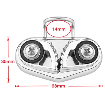Stainless Steel 316 Cam Cleat With Wire Leading Ring Boat Cam Cleats For Matic Fairlead Marine Sailing Sailboat Kayak Canoe Di
Stainless Steel 316 Cam Cleat With Wire Leading Ring Boat Cam Cleats For Matic Fairlead Marine Sailing Sailboat Kayak Canoe Di