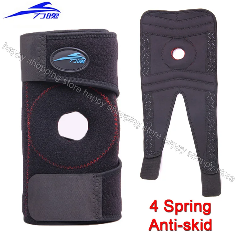 1PCS 4 Spring Knee braces & supports Anti-skid Elastic Kneecap massager pain relief sports Patella Brace basketball Knee Support
1PCS 4 Spring Knee braces & supports Anti-skid Elastic Kneecap massager pain relief sports Patella Brace basketball Knee Support