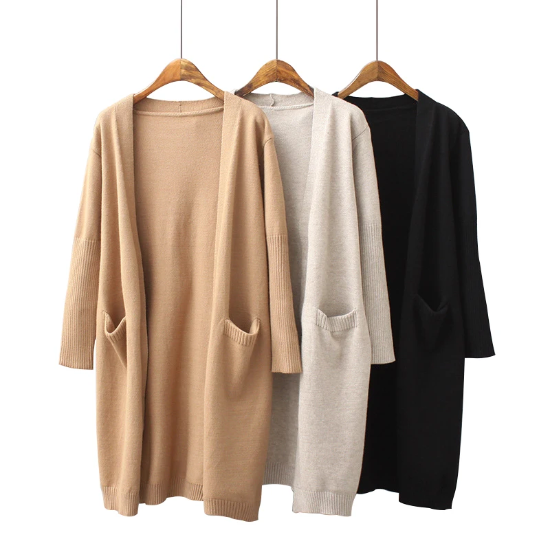 High Quality Knitting Wool Sweater Cardigan V-Neck Imitation Cashmere Pocket Long Cardigan Yellow Sweater Thick Knit Coat Female
High Quality Knitting Wool Sweater Cardigan V-Neck Imitation Cashmere Pocket Long Cardigan Yellow Sweater Thick Knit Coat Female