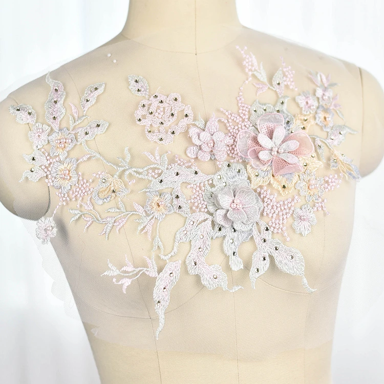 2pcs/lot 35*28CM 19Color 3D Dingzhu Hot Drilling Embroidery Lace Flower Decals Dress Diy Clothing Decorative Accessories RS731
2pcs/lot 35*28CM 19Color 3D Dingzhu Hot Drilling Embroidery Lace Flower Decals Dress Diy Clothing Decorative Accessories RS731