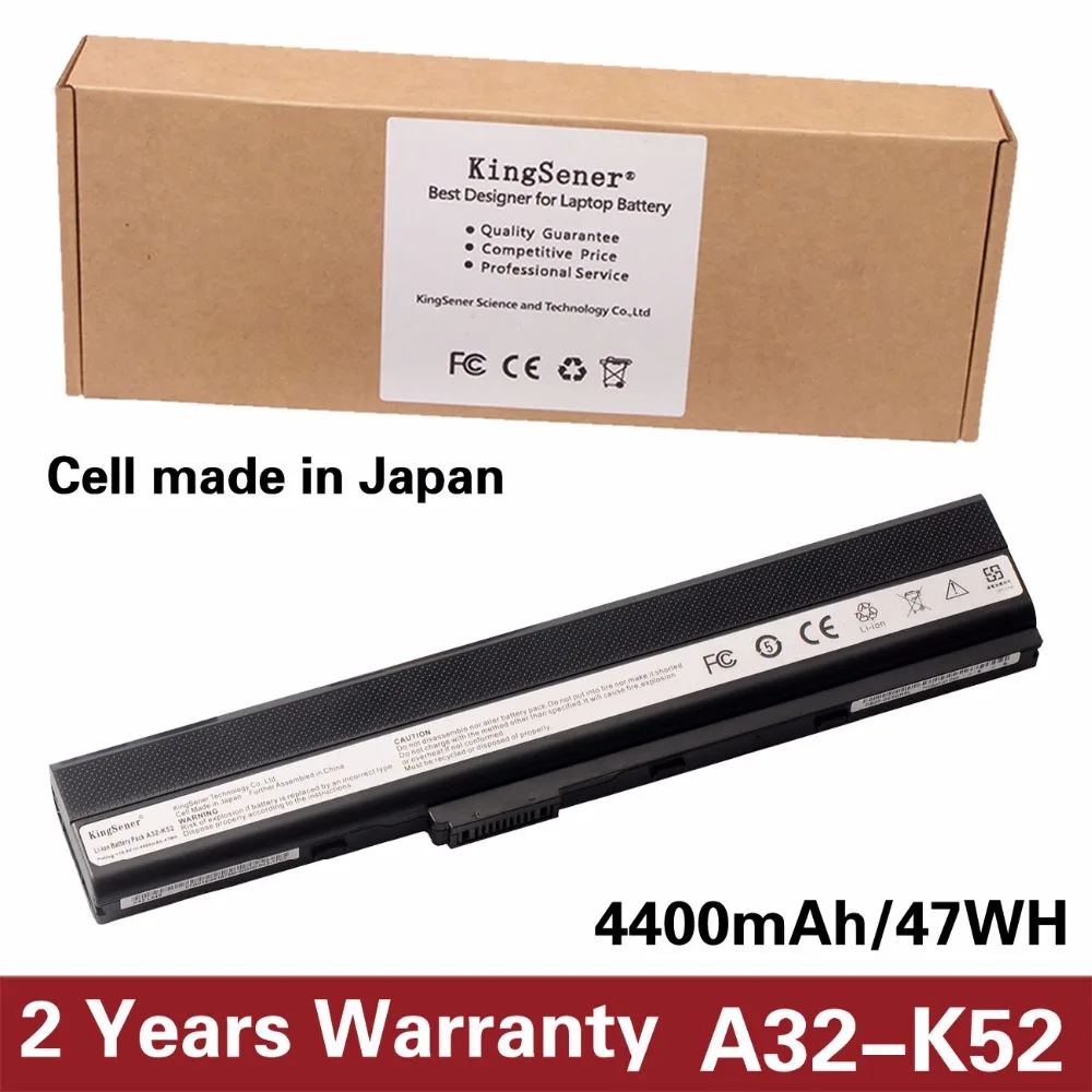 Kingsener A32-K52 Laptpo Battery for ASUS A52 A52J A52F A52JB A52JK A52JR K42 K42F K42J K42JK K52F K52J A31-K52 A41-K52 A42-K52
Kingsener A32-K52 Laptpo Battery for ASUS A52 A52J A52F A52JB A52JK A52JR K42 K42F K42J K42JK K52F K52J A31-K52 A41-K52 A42-K52