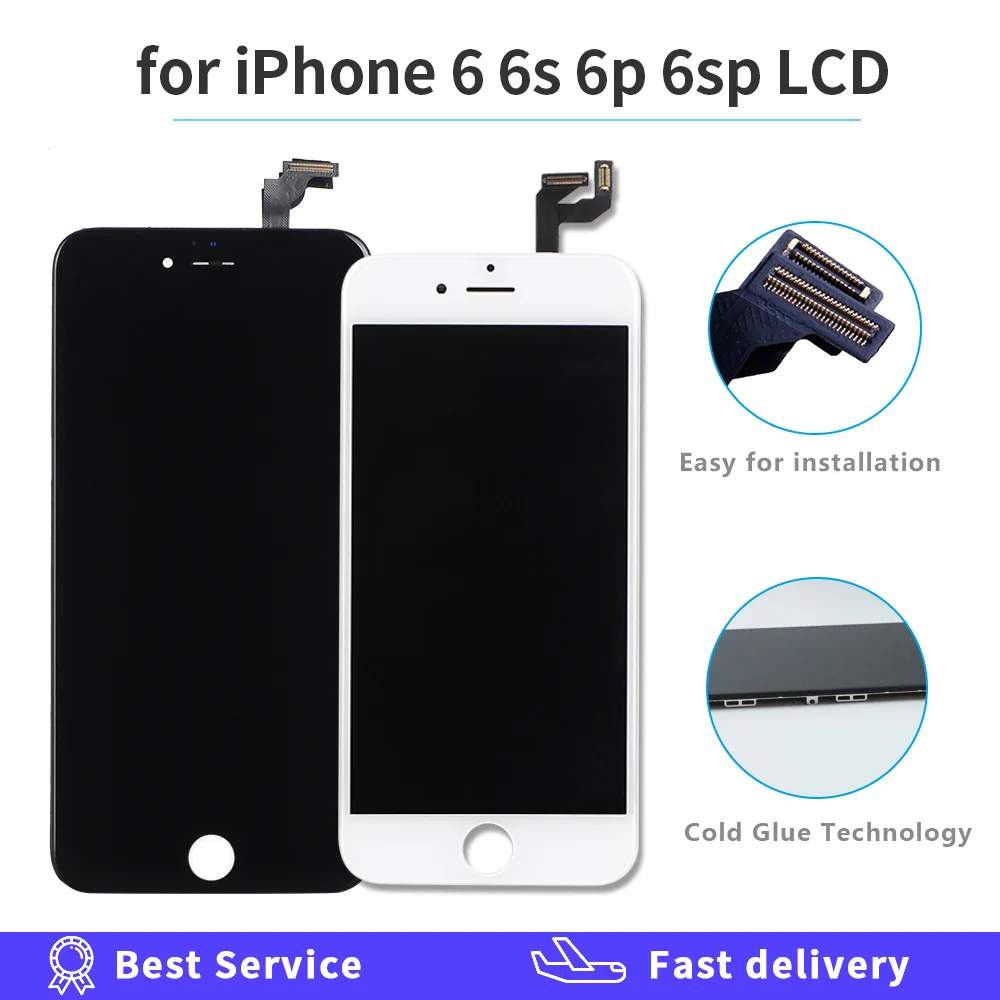 Factory Sale LCD Display For Iphone 6 iphone 6s Screen Part Glass Touch Panel Digitizer for iphone 6 6s plus 6p Assembly Screen
Factory Sale LCD Display For Iphone 6 iphone 6s Screen Part Glass Touch Panel Digitizer for iphone 6 6s plus 6p Assembly Screen