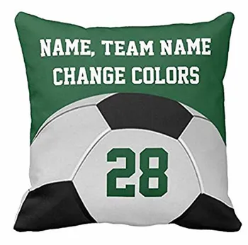Personalized Soccer Pillowcase Sofa and Car Pillow Covers Your Name, Team Colors
Personalized Soccer Pillowcase Sofa and Car Pillow Covers Your Name, Team Colors