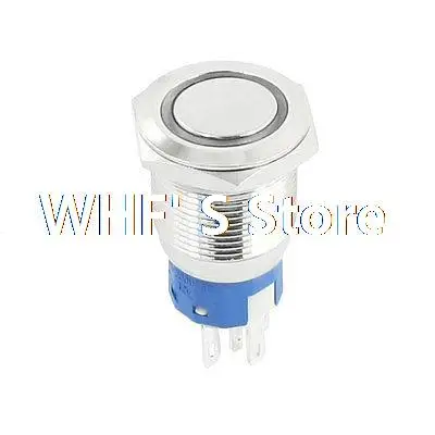 DC 12V 3A Red LED Angel Eye SPDT 19mm Thread Momentary Stainless Steel Push Button Switch
DC 12V 3A Red LED Angel Eye SPDT 19mm Thread Momentary Stainless Steel Push Button Switch