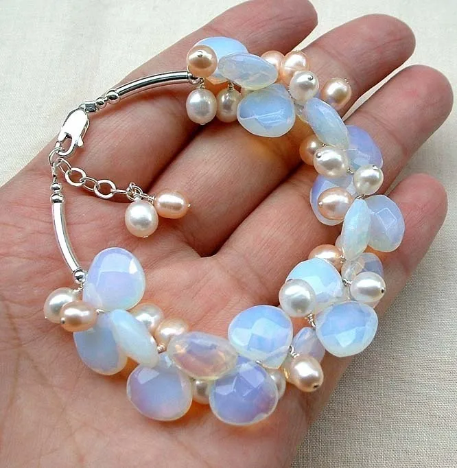 FREE SHIPPING>>>@@ Wholesale Stunning handmade white pink pearl & moonstone bracelet
FREE SHIPPING>>>@@ Wholesale Stunning handmade white pink pearl & moonstone bracelet