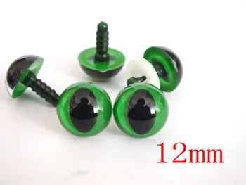 high quality! 100pcs (50pairs) 12 mm green- Cat eyes safety eyes Amigurumi Animals Eyes/ Plastic Eyes/ Come With Washers
high quality! 100pcs (50pairs) 12 mm green- Cat eyes safety eyes Amigurumi Animals Eyes/ Plastic Eyes/ Come With Washers