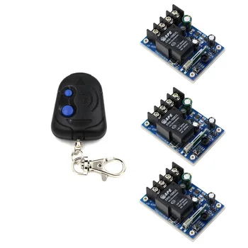 DC12V 24V 36V 48V 30A 1CH Radio Wireless Remote Control Light Switch 3*Receivers & Transmitter With Learning Code 315/433mhz
DC12V 24V 36V 48V 30A 1CH Radio Wireless Remote Control Light Switch 3*Receivers & Transmitter With Learning Code 315/433mhz