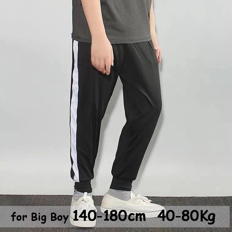 Big Boys Joggers 10 12 14 15 years Quick Drying Sport Pants 40-80kg Big Size Loose Sportswear Kids Trousers Teenage Boys Clothes
Big Boys Joggers 10 12 14 15 years Quick Drying Sport Pants 40-80kg Big Size Loose Sportswear Kids Trousers Teenage Boys Clothes
